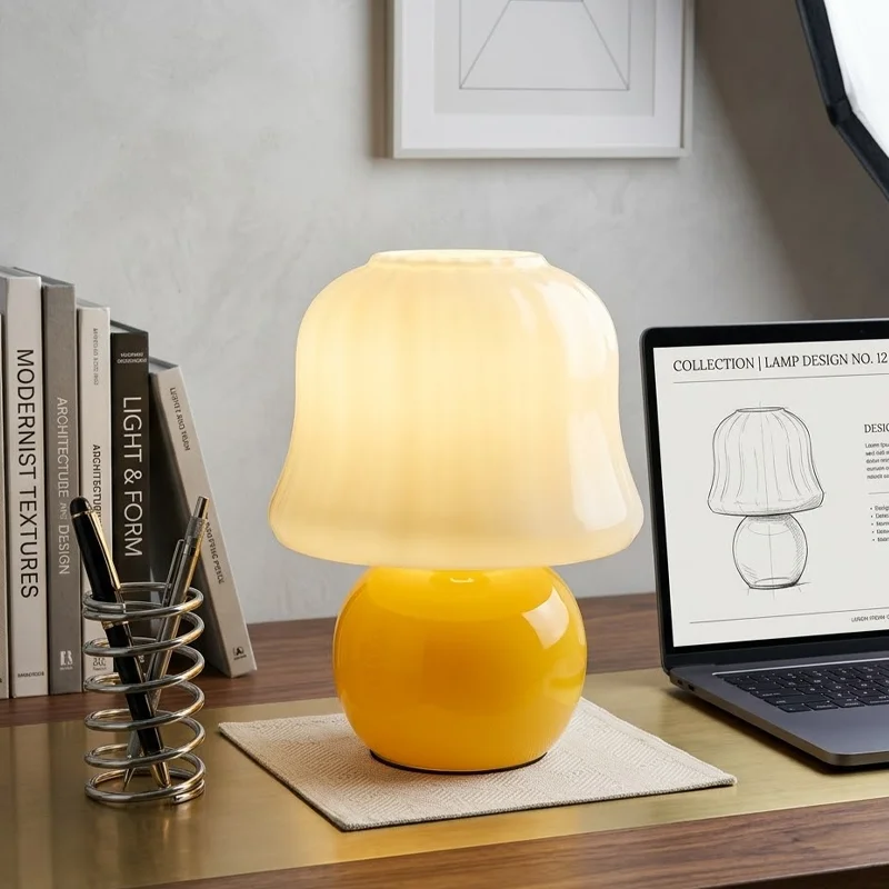 Lámpara de Mesa de Vidrio de E - Home Decor Lamp reseña y precio