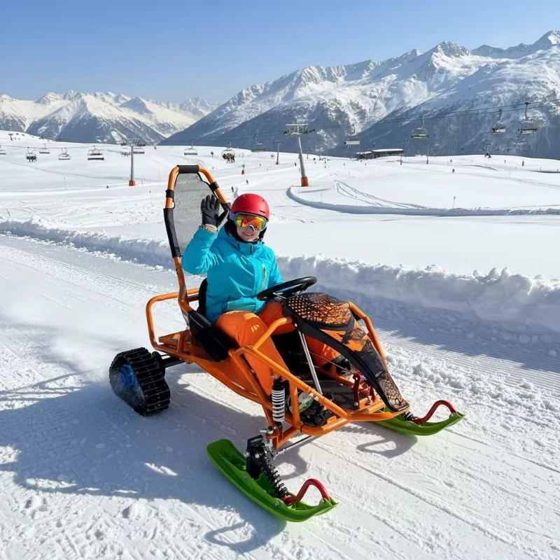 Fun multi-function snowmobile 3 gear + reverse gear multi-function electric snowmobile