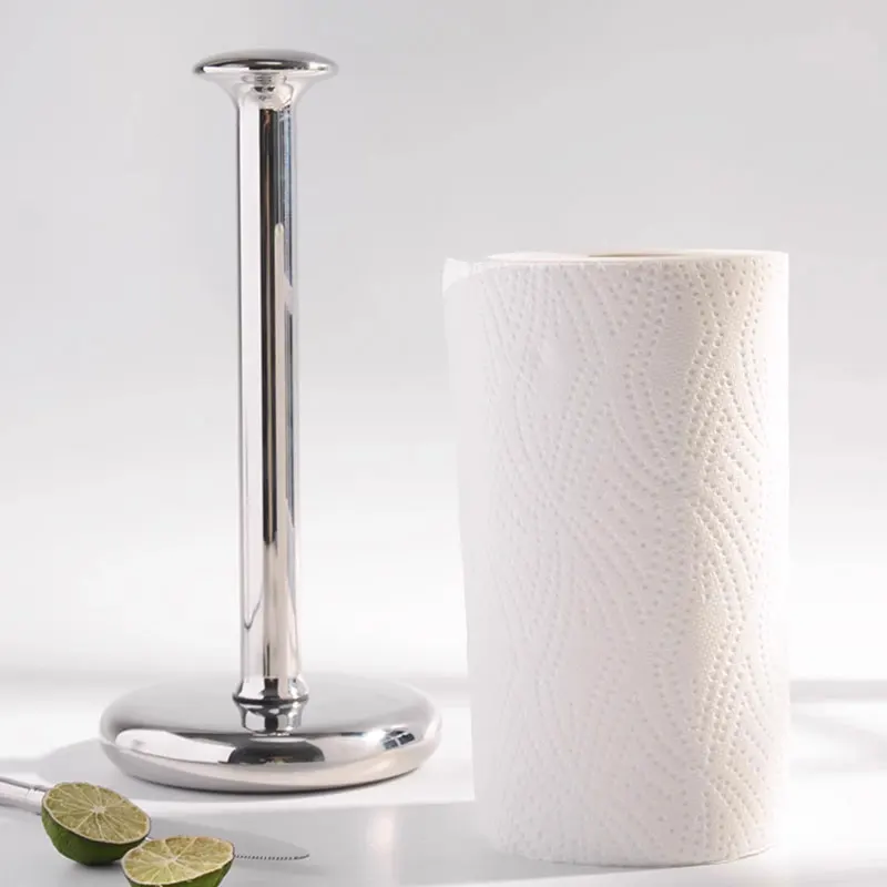 304 stainless steel kitchen paper towel holder  D5.5 x  H11.42 inches