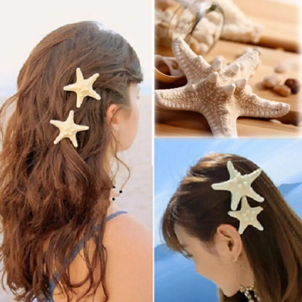 2 pcs Womens Girls Elegant BEAUTY Starfish Sea Star Hairpin Hair Clip Hot!