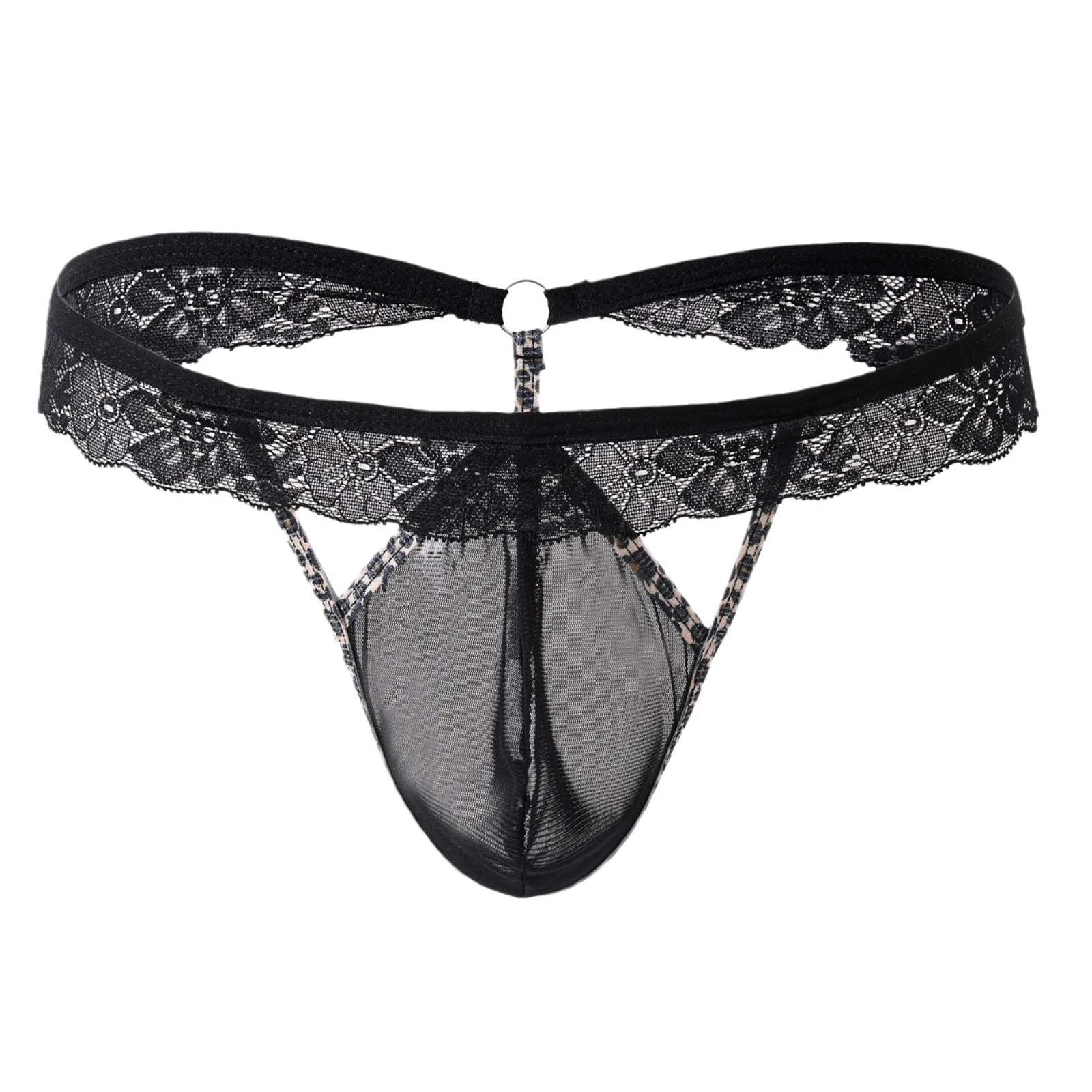 

Men Sexy Thongs Micro G-string T-back Briefs See Through Open Butt Flaunting Briefs Erotic Lingerie Couple Nightwear Underwear