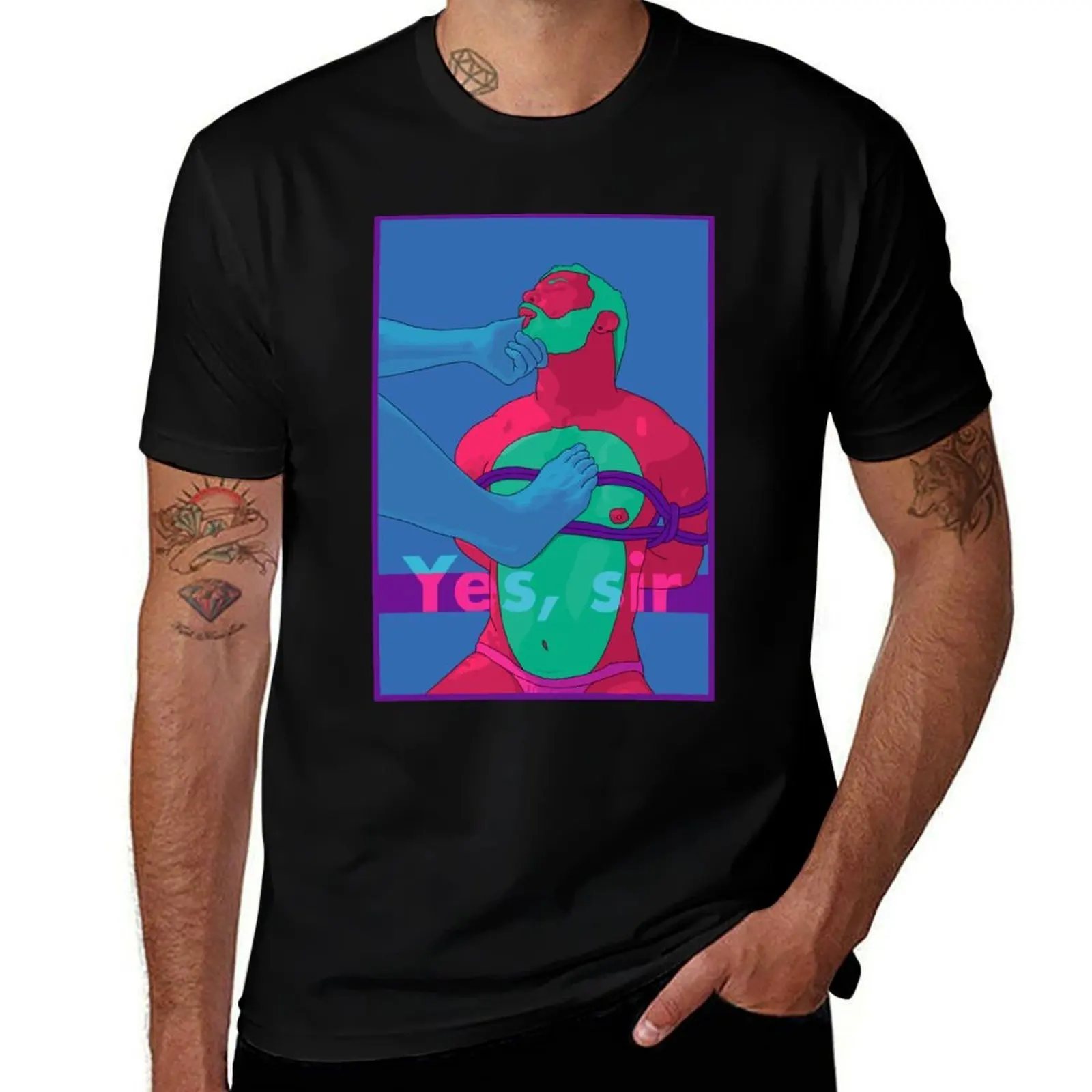 Bound pup, yes, sir! T-Shirt Plus Size Street Style Tee