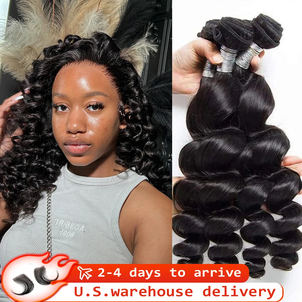 

Свободные пучки глубоких волн, человеческие волосы 2/3/4 пучка, 100% человеческие волосы, натуральный черный бразильский девственный плетение, необработанные пучки волос, наращивание