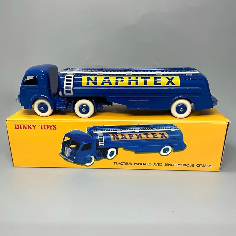 Diecast Model Car Tanker Truck Alloy Car Model Tracteur Panhard Car Vehicle Toy for Boy Collection Display Blemish Special Price