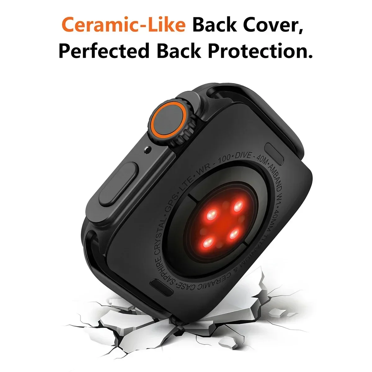 Чехол из сплава для Apple Watch Series 11 10 9 8 7 46 45 мм Seconds Change to Ultra 3/2/1 49 мм Защитный корпус iWatch 6 5 4 SE 44 мм