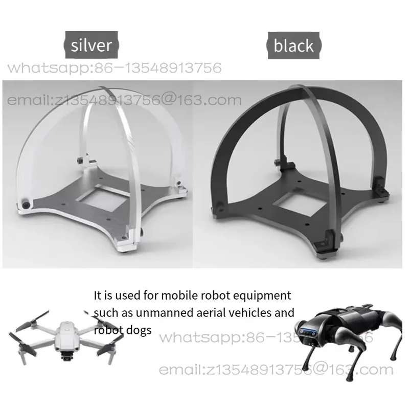 Mid360 Protective Covered Carbon Fiber Based Fixed Bracket Anti Fall Installation Quick Spot