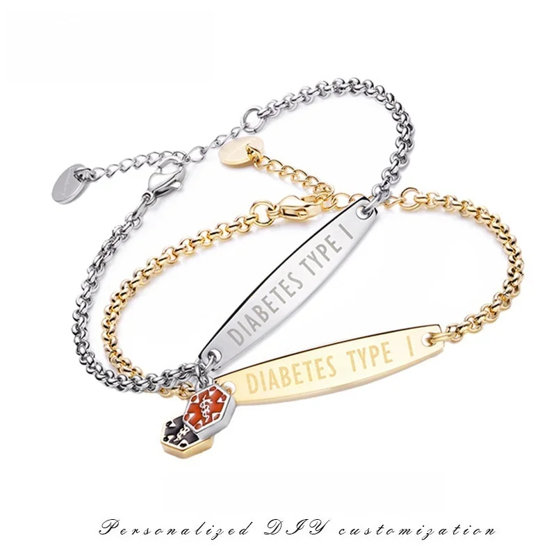 2025 Custom DIY Personalized Laser Lettering Bracelet Simple Stainless Steel Bracelet 18K Gold Hand Ornament Mother's Day Gift