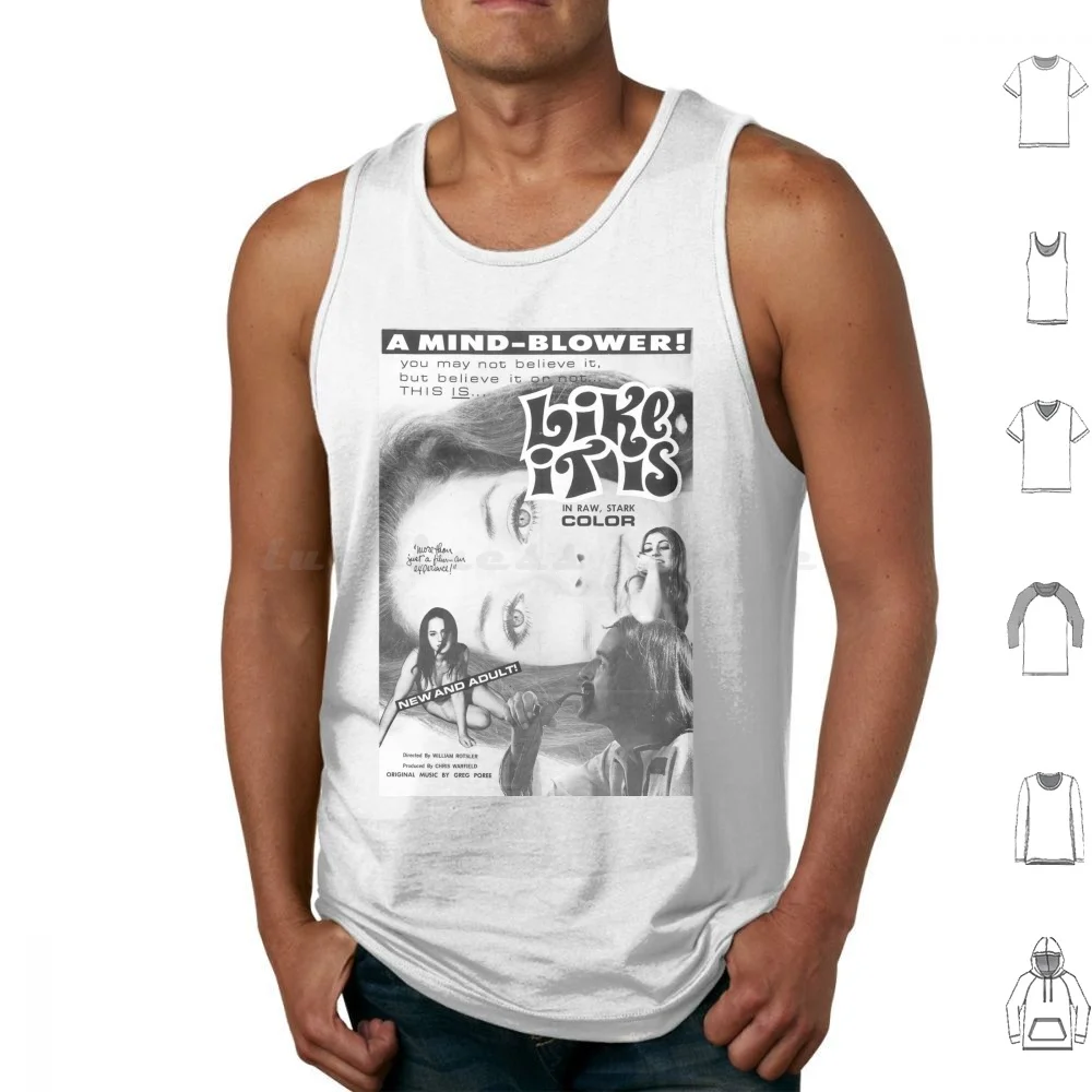 Like It Is 1968 ( Hippie Psychedelic Lsd Freakout Cult Movie ) Tank Tops Vest Sleeveless Hippie Occult Cult Cult Movie