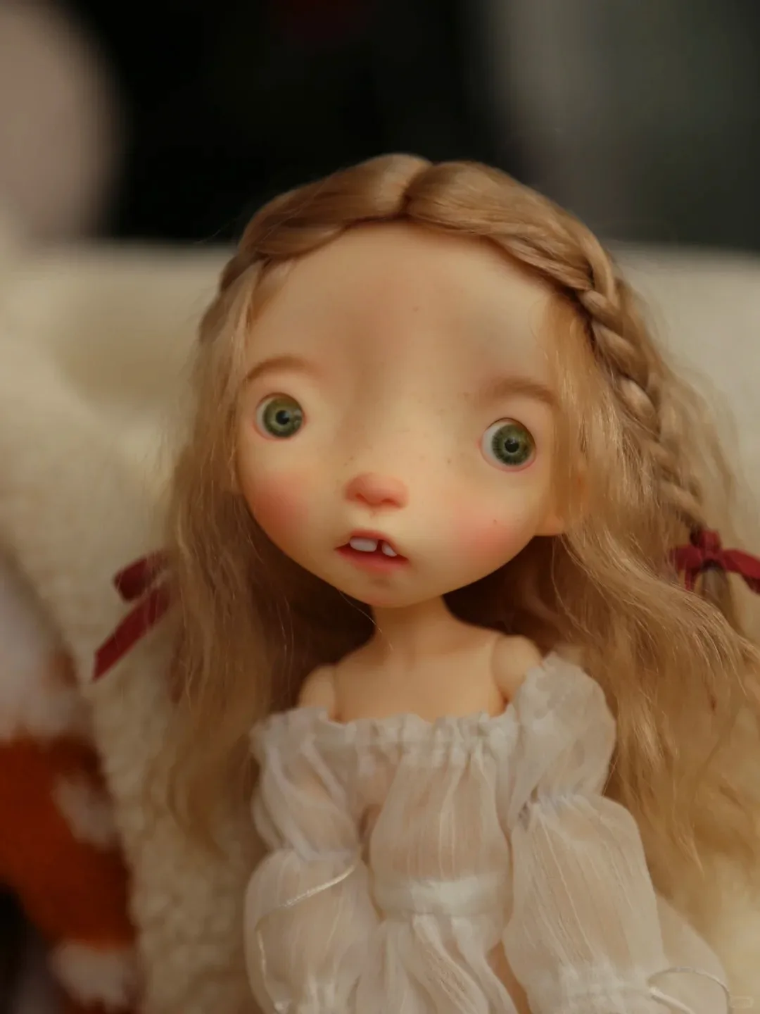 sd BJD doll 1/6-zhizhang large head series doll resin material DIY makeup doll model toy Spot makeup free shipping