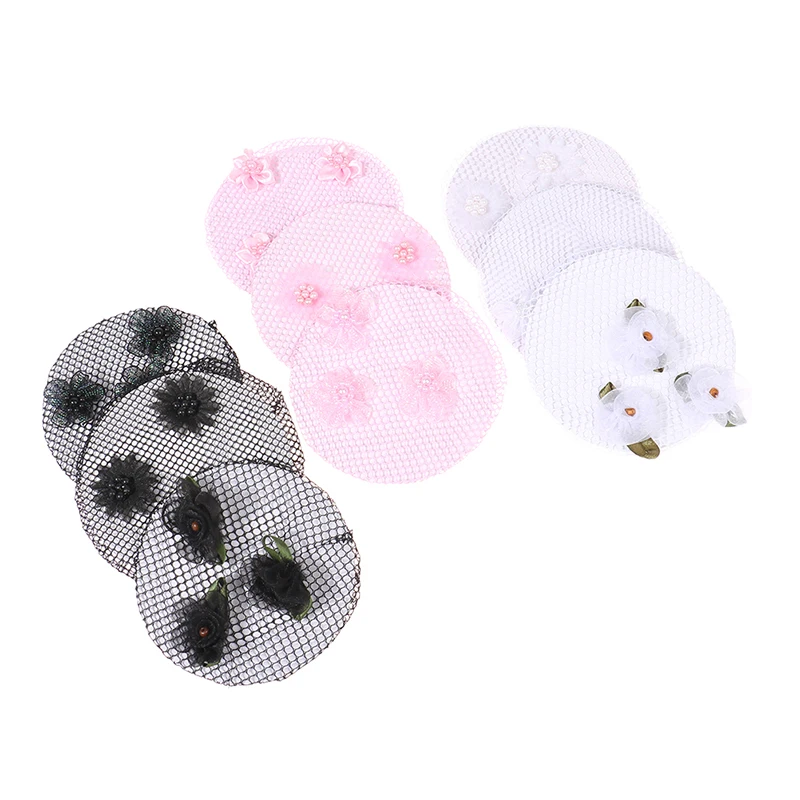 Fashion Girls Kids Child Ballet Dance Skating Hair Net Bun Cover Headwear Hair Styling Accessory