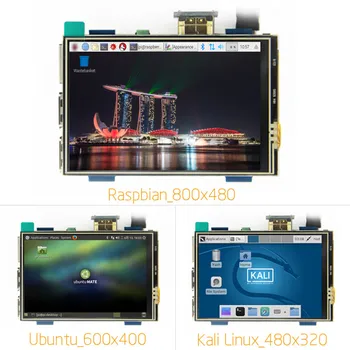 LCD da 3,5 pollici HDMI USB Touch Screen Real HD 1920x1080 Display LCD Py per Raspberri 3 Modello B / Orange Pi (Gioca video di gioco) MPI3508