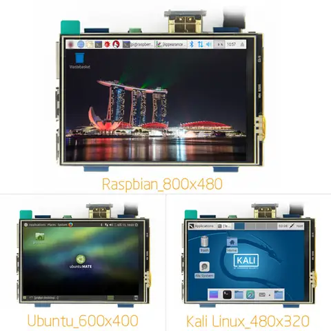 3.5 inch HD touch screen LCD for Raspberry Pi EQV