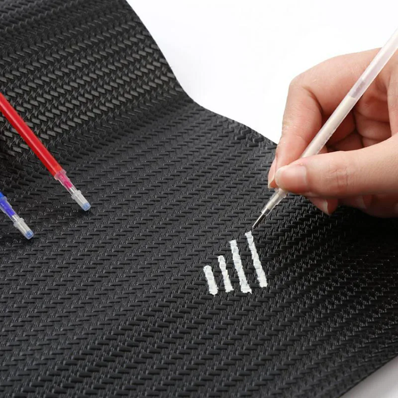 5pc Erasable Ink Refill High Temperature Pen for PU Leather Patchwork Fabric Sewing Tool Disappeared Cloth Pen Marker
