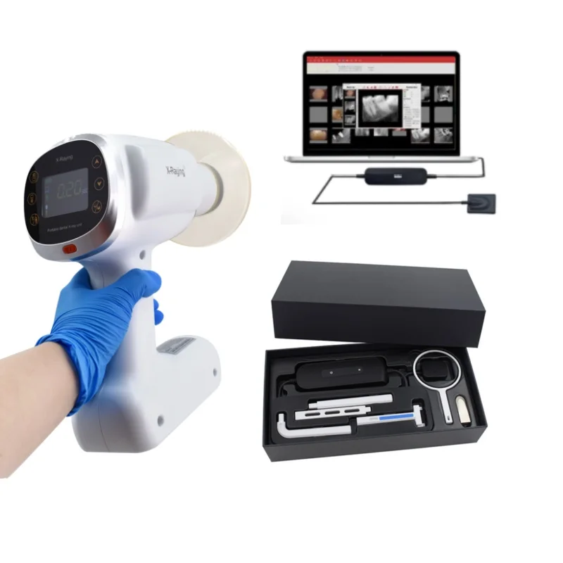 Original Dental X-Rays Unit 60KV 2mA High Frequency Portable XRay Machine  Handheld X Ray System With Sensor Software