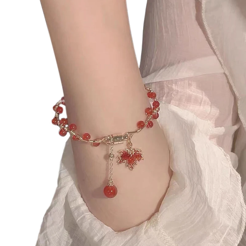 Cosplay Bracelet Women Chinese Style Retro Pendant Beads Bracelets Fashion Unique Exquisite Charm Bracelet Jewelry Accessories image 6