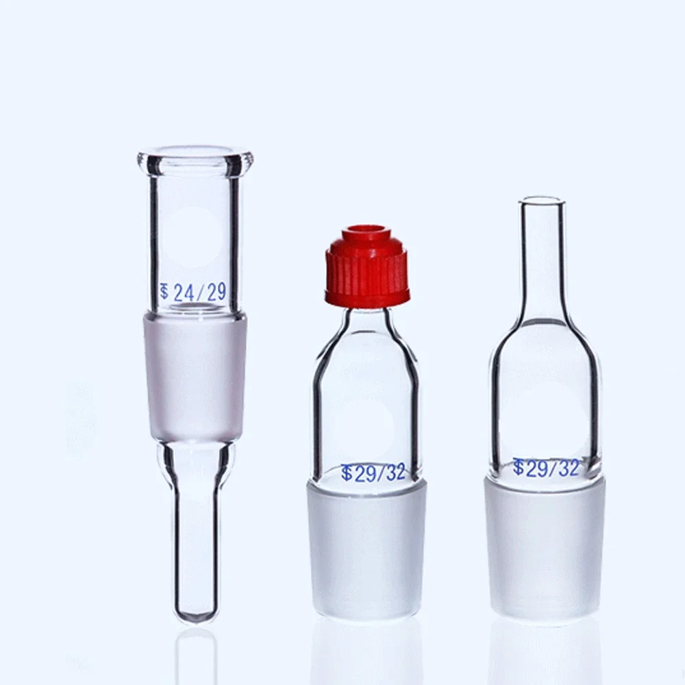 Screw Cap Thermowell 14/23 19/26 24/29 29/32 Standard Grinding Port Connector Lab Glassware Chemical Experiment