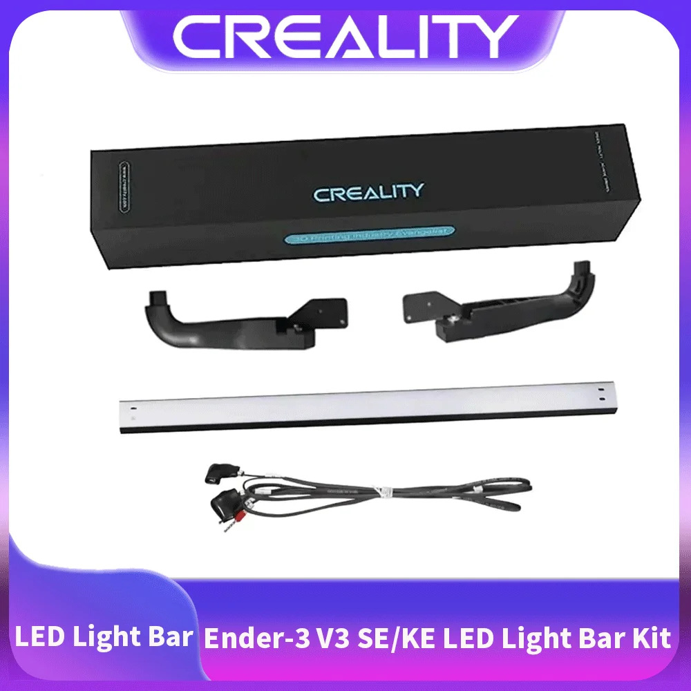 

Creality Official Ender 3 V3 SE/KE Комплект светодиодной панели для 3D-принтера Светодиодный светильник 24 В 5 Вт Без стробоскопа Мягкий свет для Ender-3 V3 SE / V3 KE