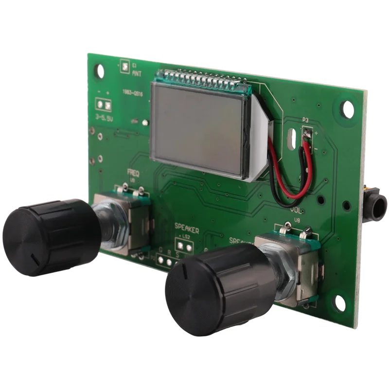 

2 Pieces Digital FM Receiver Module, Radio Receiver Module Digital Stereo Board LCD Display DSP PLL 76.0Mhz-108.0Mhz Easy To Use