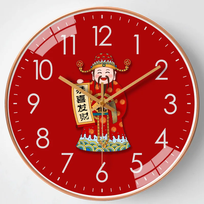 

Modern wall clock living room household new Chinese creative clock simple and fashionable national style clock