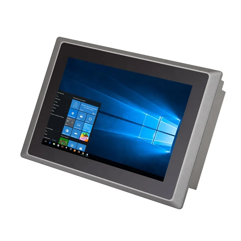 Rugged aluminium housing IP65 waterproof sunlight readable 10.4 inch Industrial touchscreen windowsed 7 touch panel pc