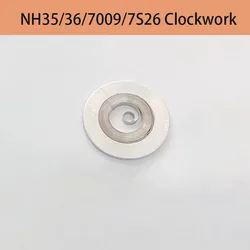 Accesorios de reloj adecuados para Seiko 7009 7S26, resorte de movimiento, piezas de SEIKO NH35 NH36, mecanismo de relojería