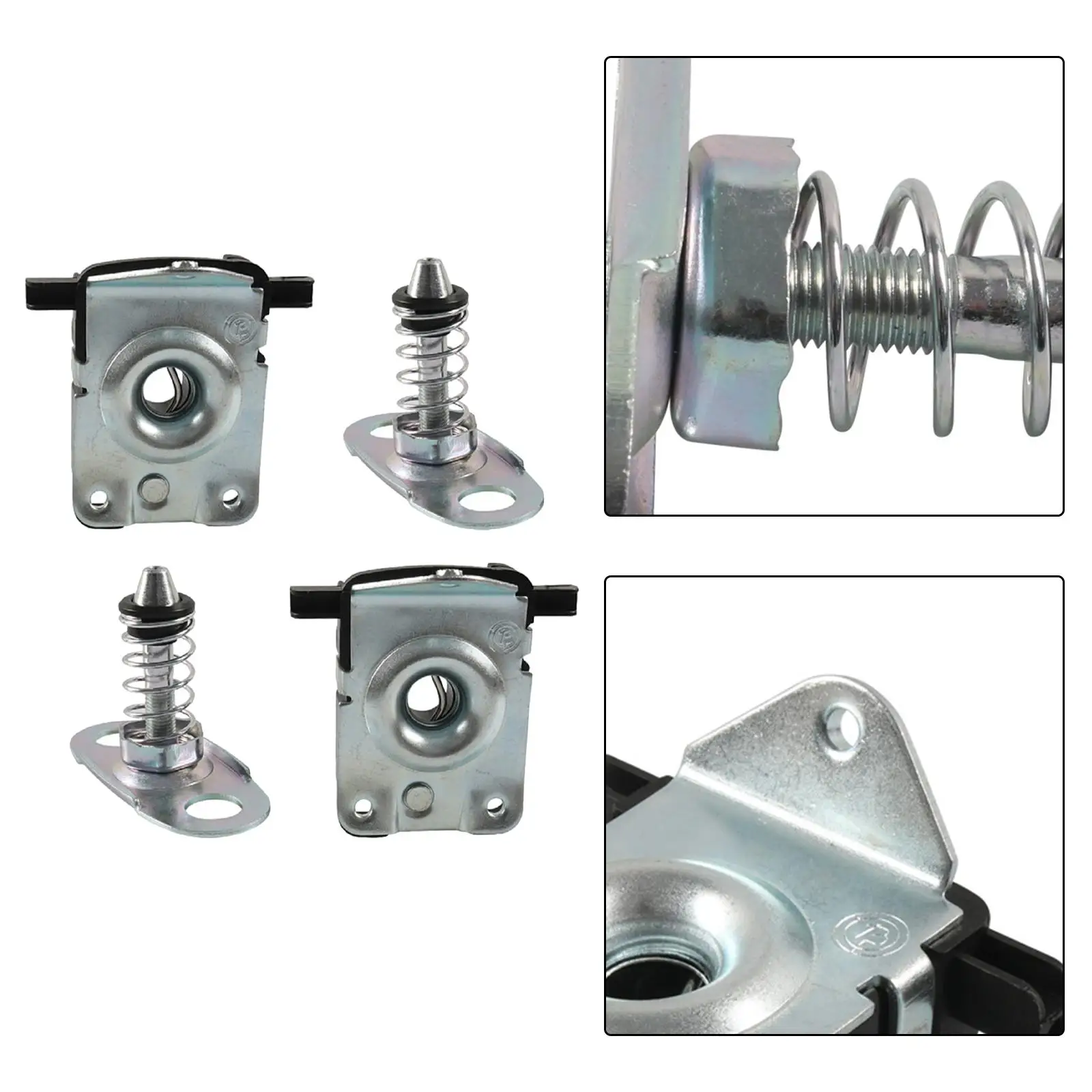 Reliable Iron Hood Lock Upper Lower Catch Latch Kit for BMW E39 E46 E53 High Performance Metal Car Accessory Replacement - view 6
