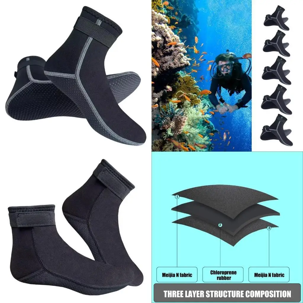 

Thermal Diving Socks for Men Women Diving Snorkeling Swimming Surfing Kayaks