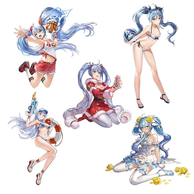 Three Ratels CDM352 King's Raid Sonia Anime sticker for bike motorcycle auto car laptop Waterproof Vinyl Decal wall stickers