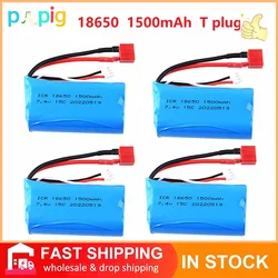 New 7.4V 1500mAh 18650 Li-ion Battery For Wltoys 10428 /12428/12423 RC Car Parts 2s 7.4v Battery For Wltoys 144001 A959-B A969-B