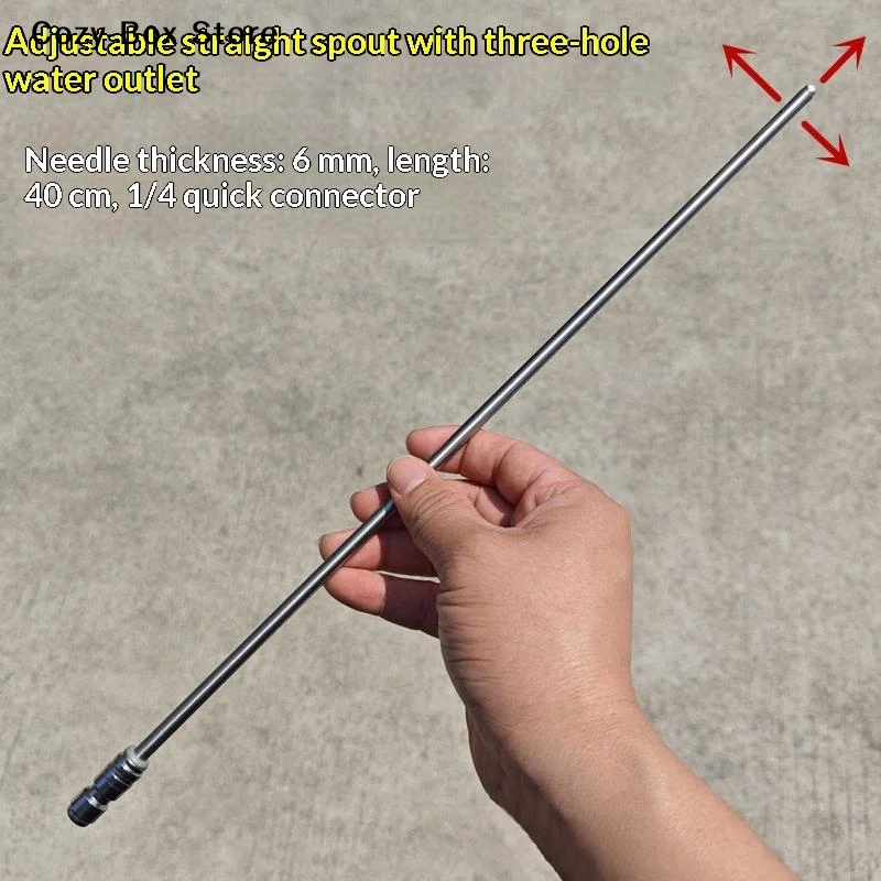 [ZY]1pc Stainless Steel High Pressure Cleaning Needle Nozzle 1/4