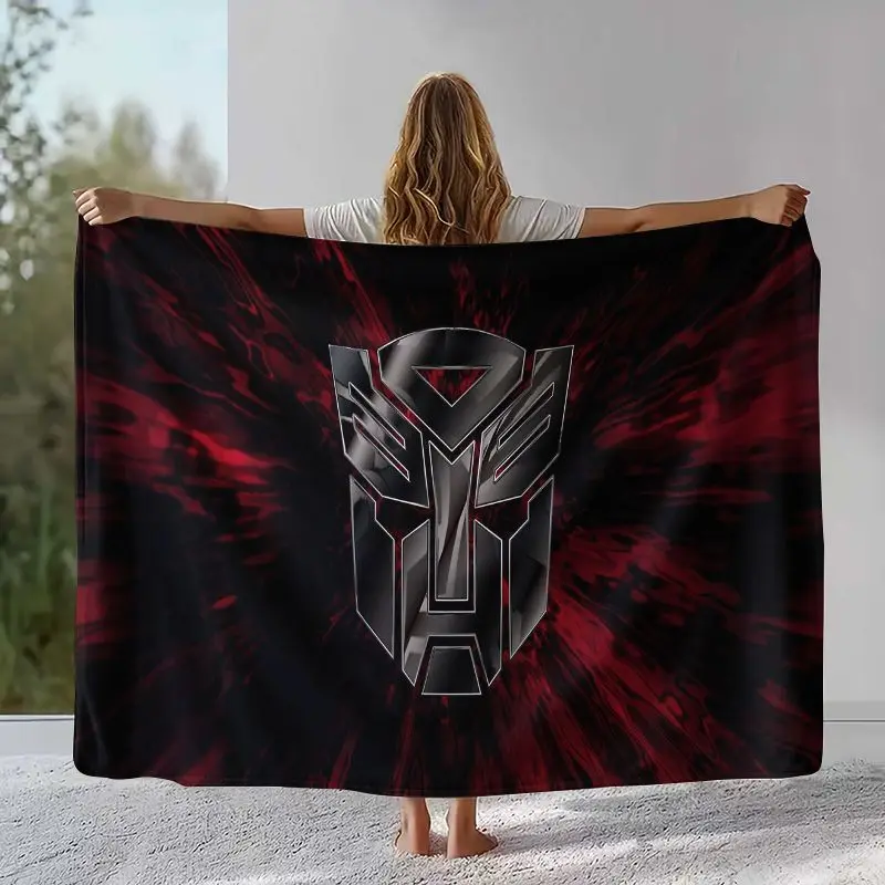 Autobots Transformers Optimus Prime Flannel Throw Blanket,Cozy Warm Blanket for Bed,Sofa,Living Room,Picnic,Camping,Home Decor