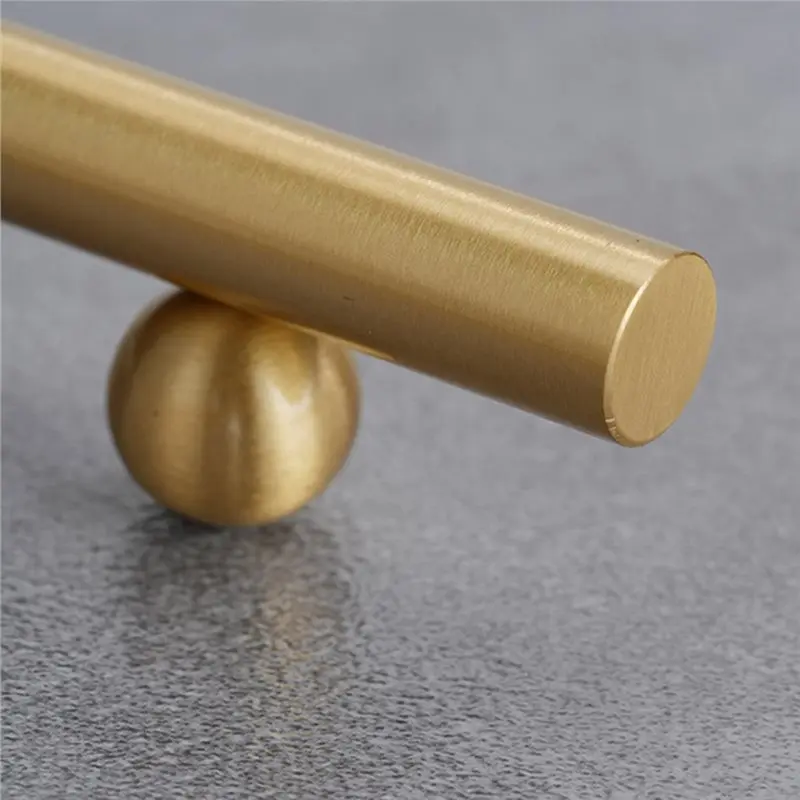 مقبض خزانة نحاسي ممتاز - طراز حديث وبسيط لتصميم الأدراج لتطبيقات خزانة الملابس #4