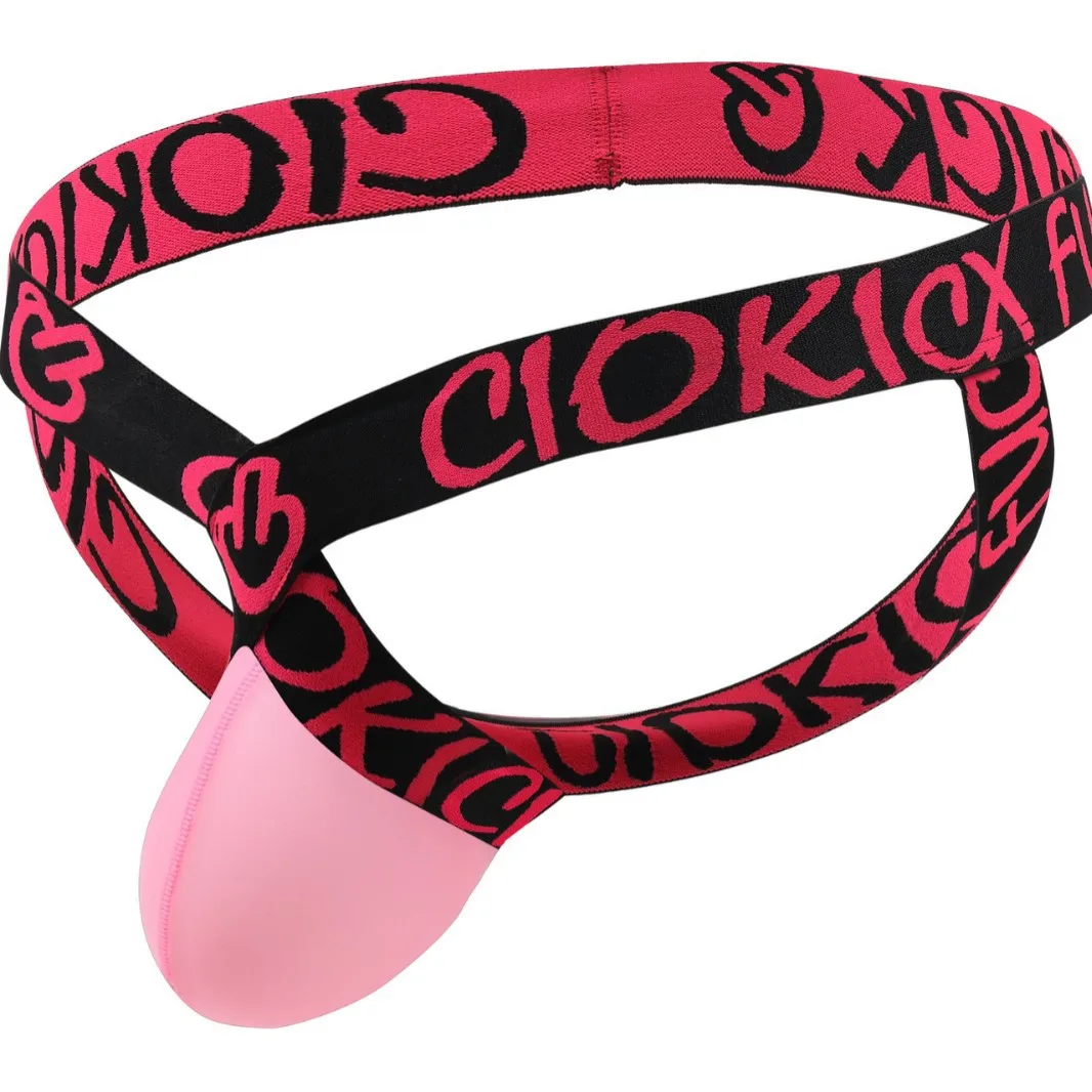 

Men's Sexy Jockstrap Ice Silk Elastic Gays Erotic Low-rise U Convex Pouch hip lift Underpants Hommme Open Buttock Hip Lift Thong