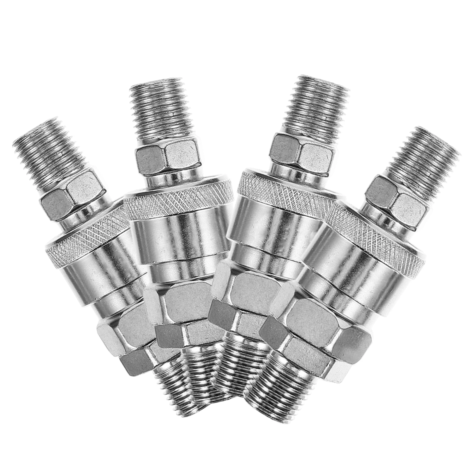 

4pcs Pneumatic Quick Coupling Hose Connector Coupler Air Compressor Fitting Sm20 Pm20 Sturdy Metal Compatible