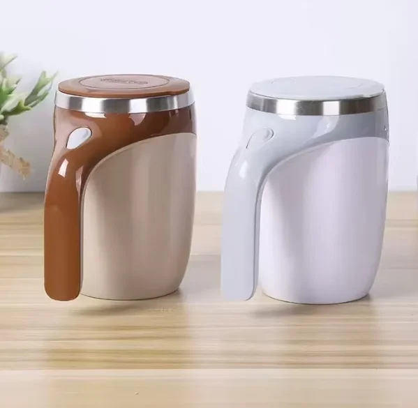 Rechargeable Automatic Stirring Mug Portable Electric Coffee Mixer Stainless Steel Rotating Magnetic Home Drinking Tool