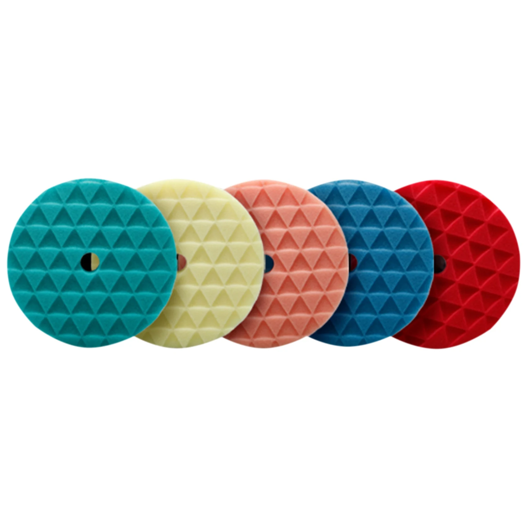 Polishing Pads, 5Pc 6 Inch Backing Plate Compound Sponge Pads Cutting Polishing Pad Kit for Car Buffer Polisher Compound