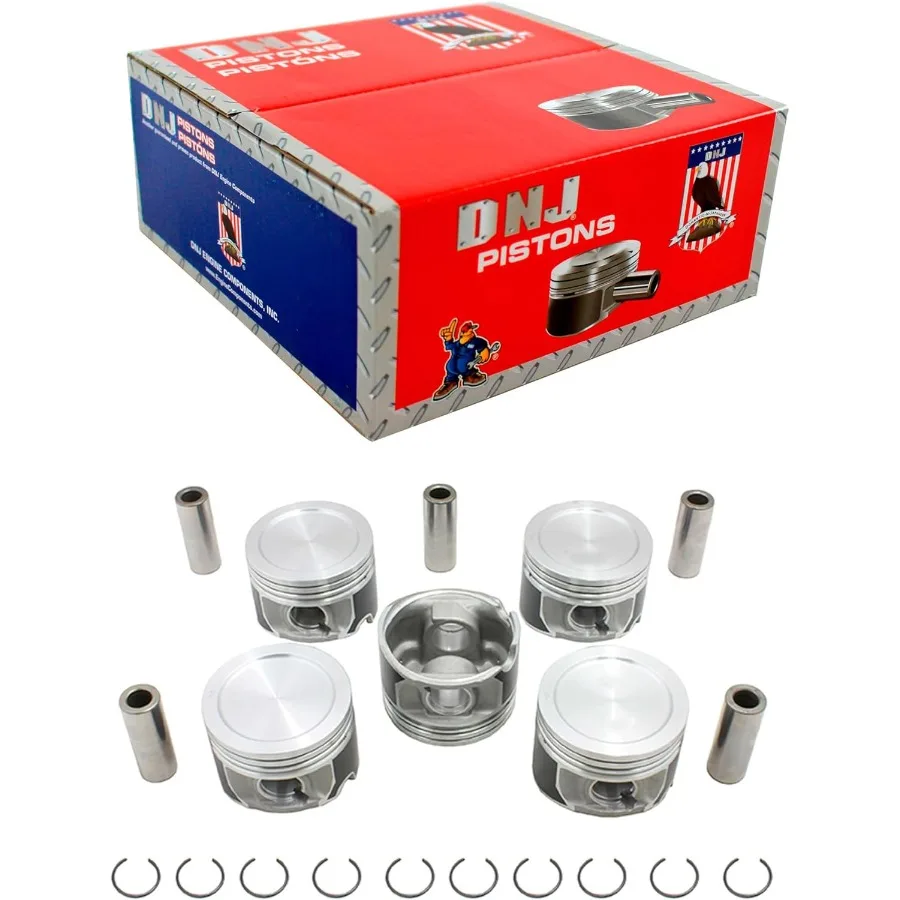 P4505.20 Zuigerset extra groot.020 inch. .50mm voor 0313 Volvo C30 C70 S40 V50 S60 V70 XC70 S80 XC90 2.4L2.5L L5 DOHC Turbocharged B