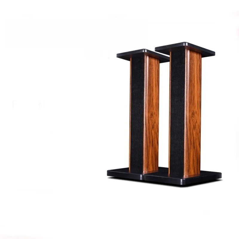 S008 Shock Absorber Speaker Bracket Bookshelf Surround Wooden Audio Stand Floor Stand Can Be Filled with Sand