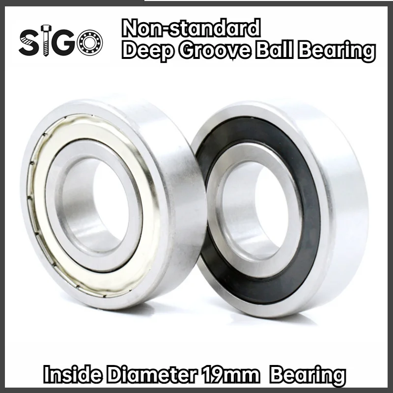 1PCS  Inner Diameter 19mm Non-standard Bearing Outer Diameter 30 31 32 34 35 37 38 40 41 42 47 52mm