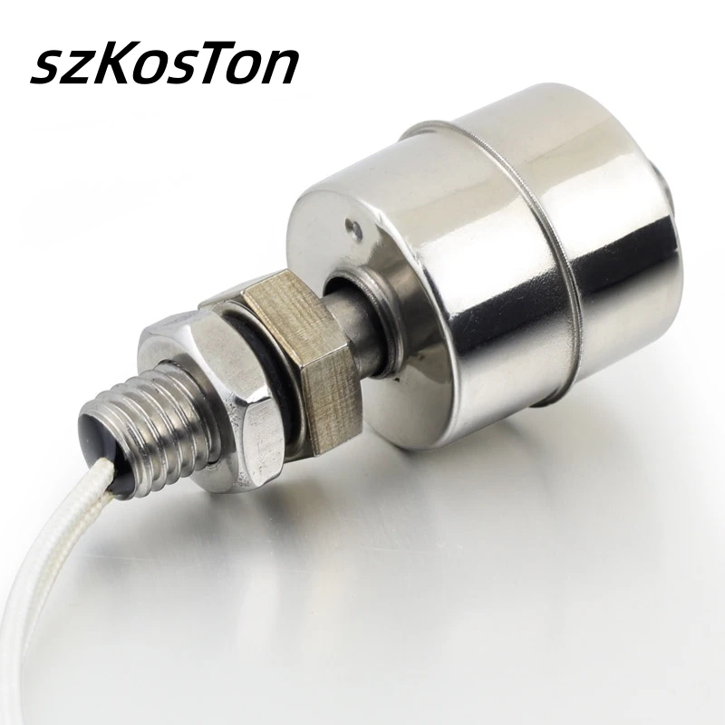 Sterownik pionowego czujnika poziomu wody ze stali nierdzewnej Wewnętrzny przełącznik czujnika pływakowego 45 mm Automatyczny sterownik pompy Zbiornik
