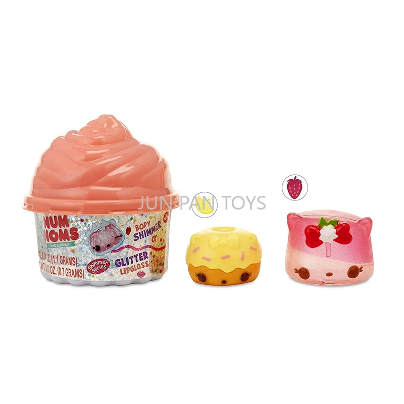 Num Noms Smell So Delicious Shimmer Series New Glitter Touches Collectible Cake Figure Surprise Girl Toy Reusable Birthday Gifts