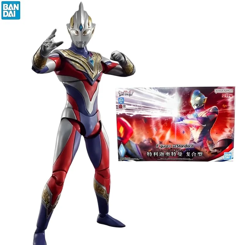 

Bandai Genuine Ultraman Model Kit Figure-Rise Standard Ultraman Trigger Multi Type Collection Model Kit Anime Action Gift Toys