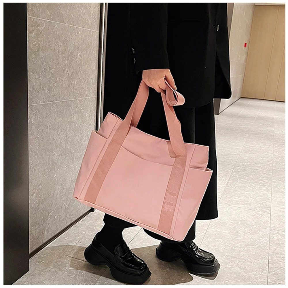 2024 New Handbags Casual Shopping Bags for Women Soft Canvas Big Capacity Tote Bag Messenger Big Mummy Shoulder Bag Ladies