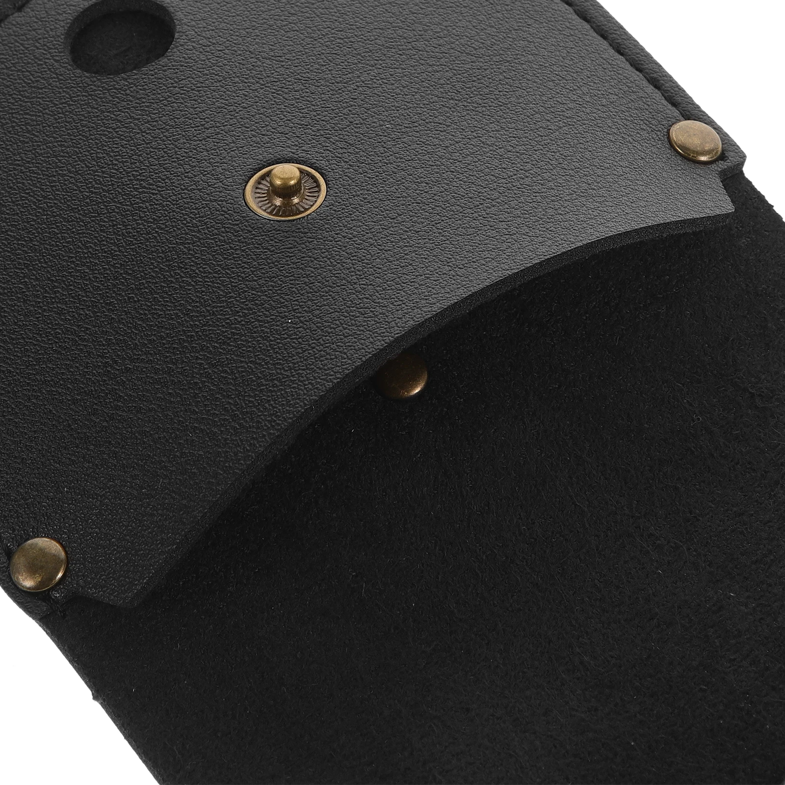 

Pocket Watch Protective Cover PU Case with Chain for Hiking Camping Black Color Vintage Storage Bag Watch Pouch