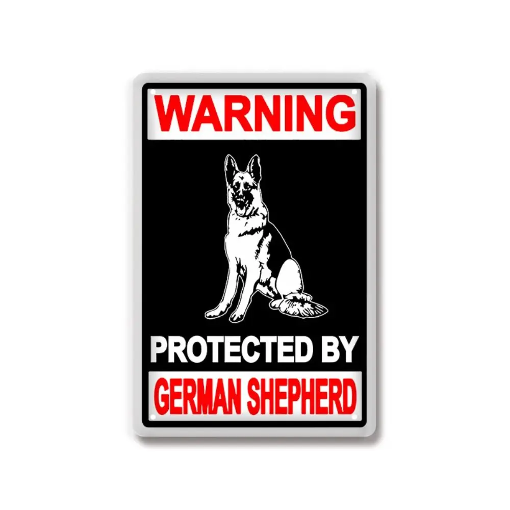Tinplate Vintage Tinplate Painting Varnish Printing Smooth Surface Animal Warning Sign Resistant To Peeling Paint Various Styles