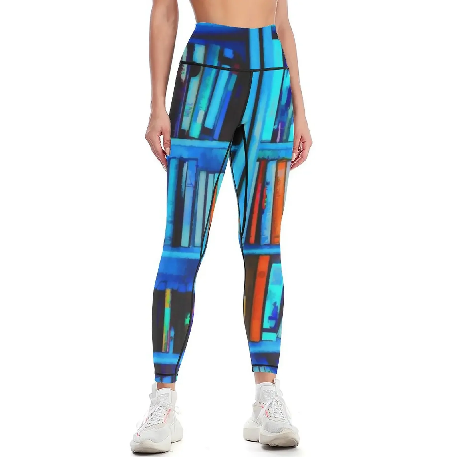 

Blue Book Shelves Leggings gym pants push up legging Women's sports Women sports Womens Leggings