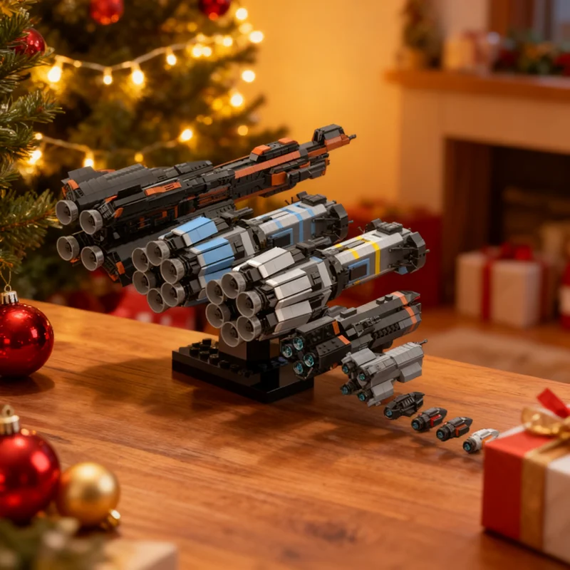 5332pcs MOC Other The Expanse Fleet 1: 900 Model Christmas Gift Interior Decoration Decorative Display Piece Living Room Accent