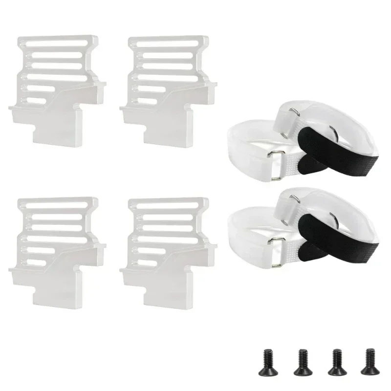 Metal Battery Holder hook and loop straps XRT126M06 Aluminum Battery For Trxs 1/6 4WD XTR 8S RC Car