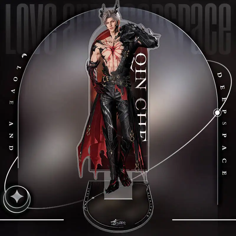 Love and Deepspace 16CM Acryl-Standee Sylus Rafayel Zayne Xavier Caleb Anime Cosplay Figur Ständer Desktop-Dekoration Fangeschenk