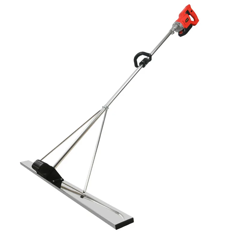 Concrete cement electric scraping ruler ground leveling seismic ruler road construction machine